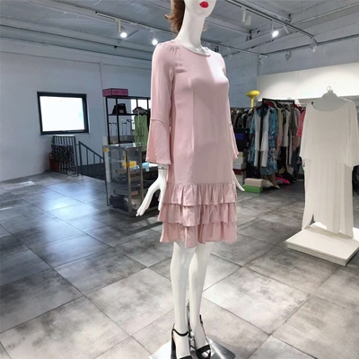 XS-S穿 TWINSET 恬美粉色洋装连衣裙 699