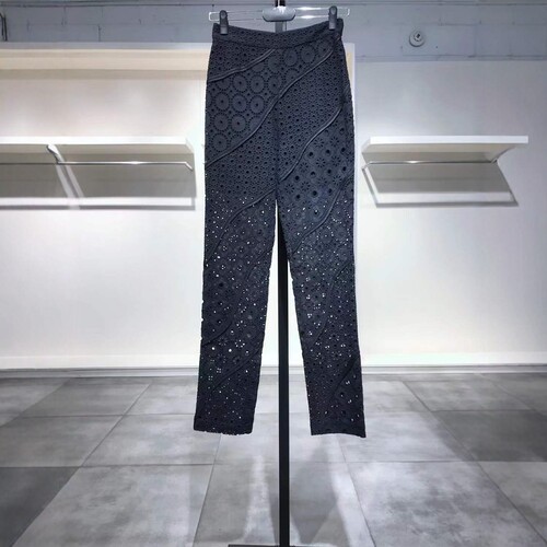 XS-S穿 HUISHAN ZHANG 精致蕾丝时装裤 810
