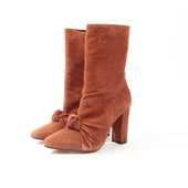 JE0AN 棕色麂皮时装 MI0CHEL 36码 CA0ZABAT 经典 靴 830