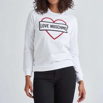 S-L穿 LO0VE MO0SCHINO 时尚LOGO休闲卫衣 570