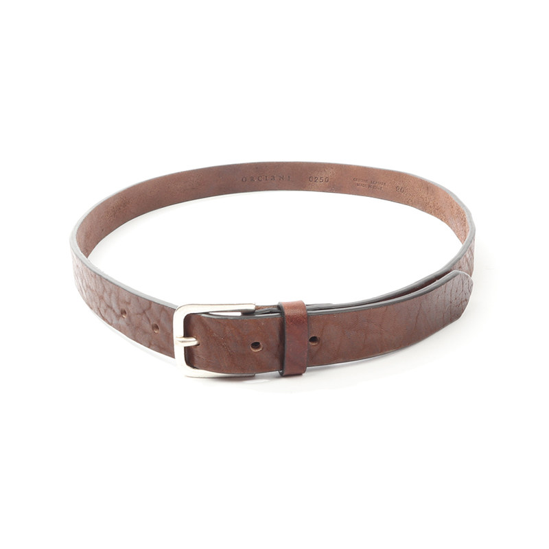OR0CIANI 深棕色牛皮时装腰带 388