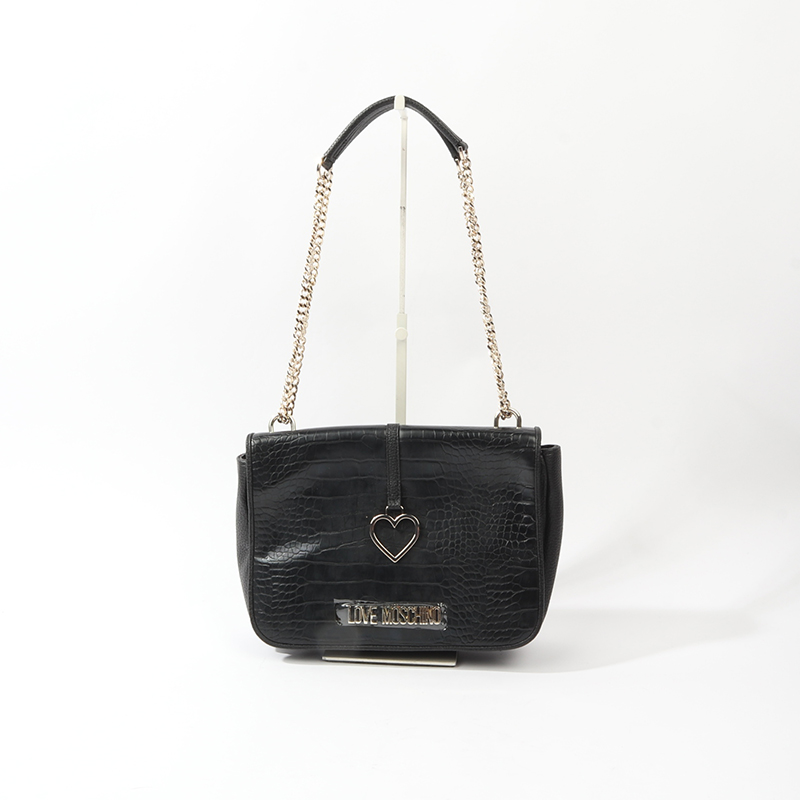 LO0VE MO0SCHINO 漂亮鳄鱼纹时装包 650