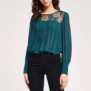 丝衫 靓丽蕾丝花洋装 GAUDI 455 M穿