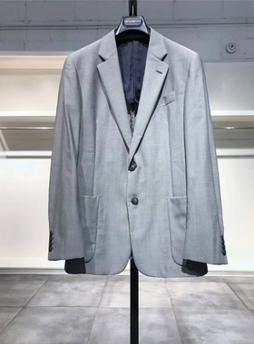 M-L穿 EM ARM 男款灰色西服外套 985