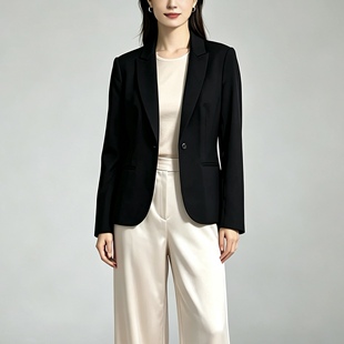 S-M穿 CLAUDIE PIERLOT 时尚羊毛洋装外套 710
