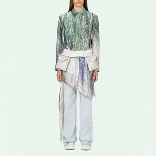 S-M穿 OFF-WHITE 漂亮渐变色洋装连衣裙 1750