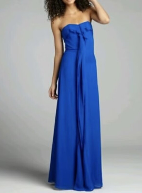 M-L穿 BADGLEY MISCHKA 深蓝色洋装连衣裙 1355