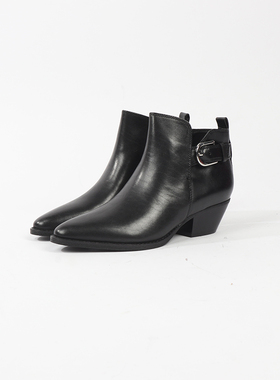 6 8码 SA0M ED0ELMAN 粗跟女士短筒欧美时尚百搭舒适时装靴 710