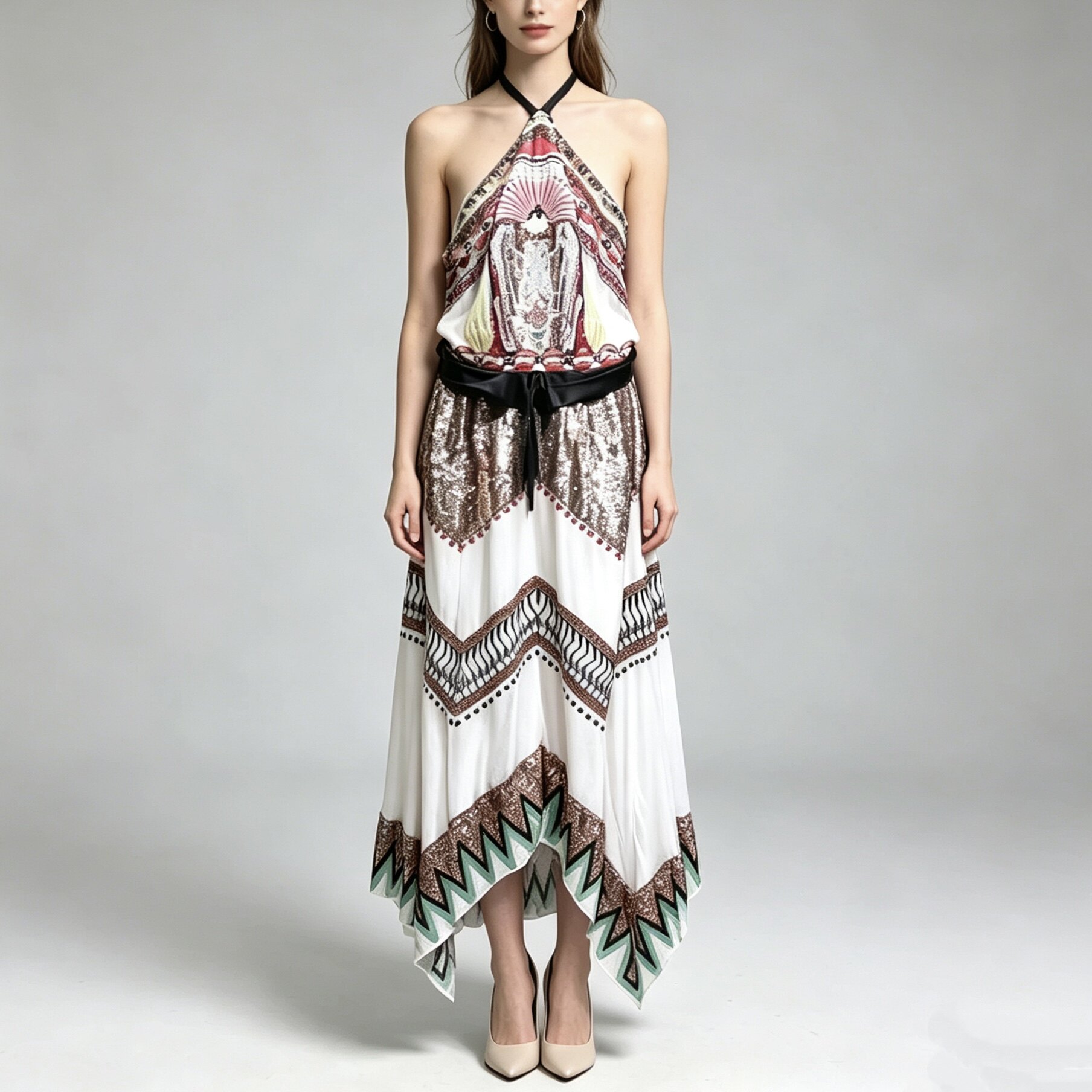 M-L穿 TEMPERLEY LONDON 异域度假洋装连衣裙 1860