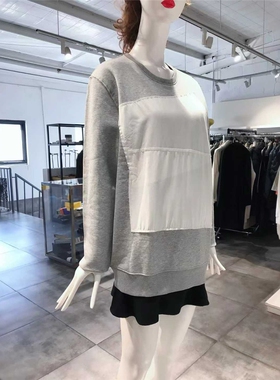 M-L穿 BEAT GENERATION 浅灰色廓形卫衣 420