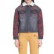 650 漂亮图案牛仔夹绒夹克 M穿 DESIGUAL
