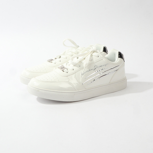 银色LOGO休闲鞋 41码 男款 SP0ORT 570 PL0EIN