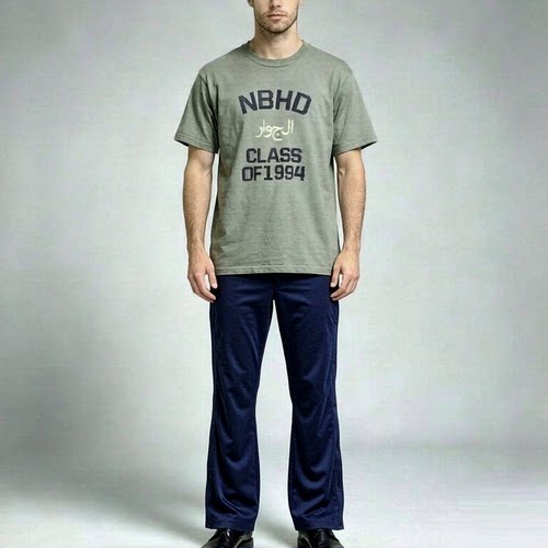 S-L穿 JW ANDERSON 男款深蓝色休闲裤 699