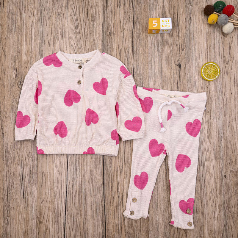 JS外贸欧美 女宝春秋长袖T恤上衣套头衫打底裤长裤子可爱两件套装,童装/婴儿装/亲子装,套装,淘宝优惠券,粉丝福利购,淘宝优惠卷