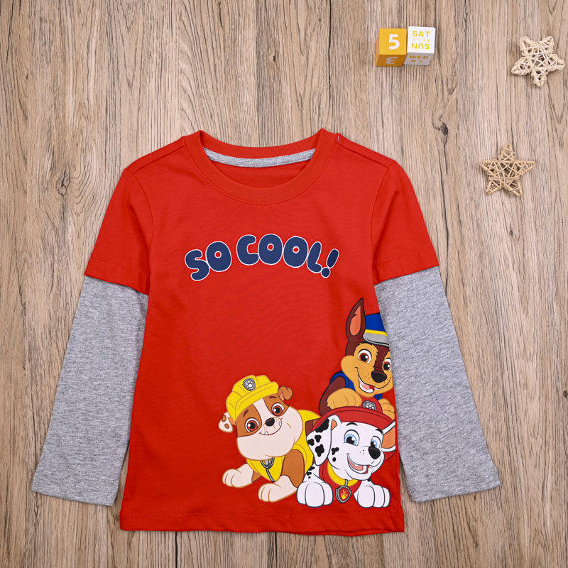 W外贸欧美 男童春秋纯棉套头衫长袖T恤上衣 男宝假两件休闲打底衫,童装/婴儿装/亲子装,T恤,淘宝优惠券,粉丝福利购,淘宝优惠卷