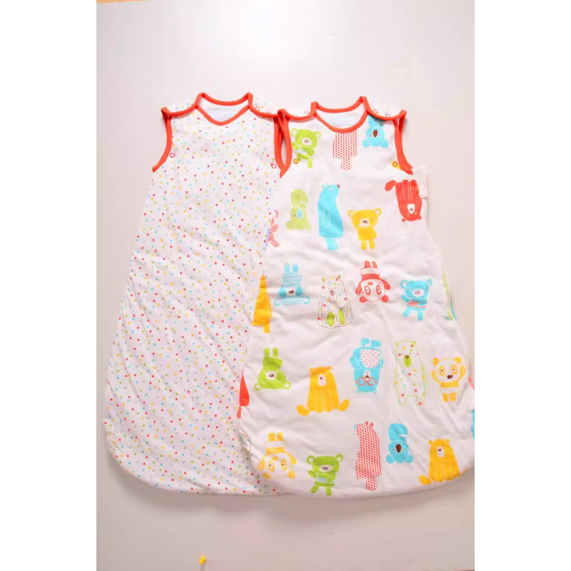 外贸欧美婴儿幼儿春秋纯棉睡袋 柔软宝宝防踢被空调被1T 2.5托格