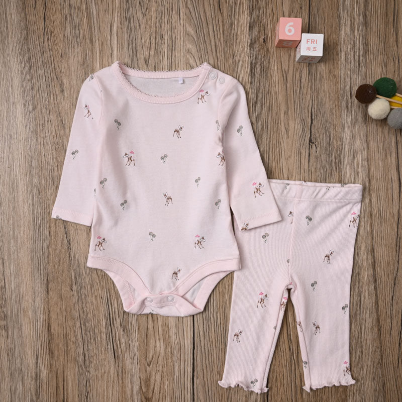 外贸欧美女宝春秋纯棉长袖包屁衣哈衣三角爬打底裤长裤子两件套装,童装/婴儿装/亲子装,套装,淘宝优惠券,粉丝福利购,淘宝优惠卷