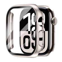 适用苹果手表保护壳Apple Watch S10/S9钢化膜全包保护套iwatch S8/7/6/SE壳膜一体触控灵敏手表壳