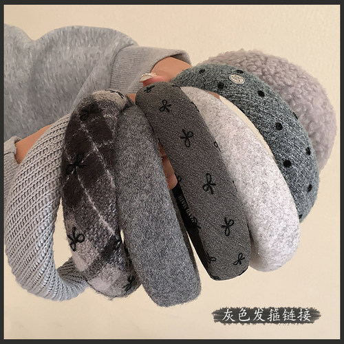 复古高颅顶发箍女生2024新款