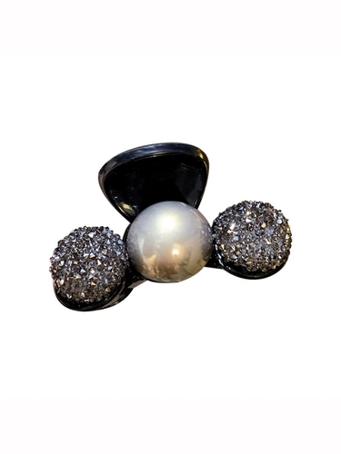 Заколка-крабик, челка для принцессы, заколка для волос, аксессуар для волос, легкий роскошный стиль, коллекция 2023, городской стиль