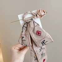 Китайская шпилька, в цветочек, 44.5см