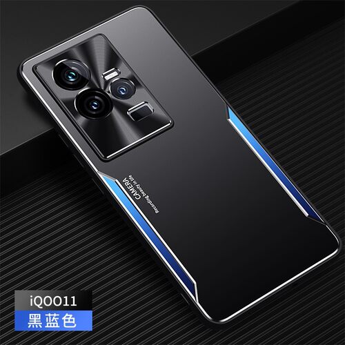 适用vivoiqoo11手机壳iqoo11pro高级感iq00磨砂金属背板lqoo十一por全包保护壳iq11p时尚iqo防摔散热ioop男女