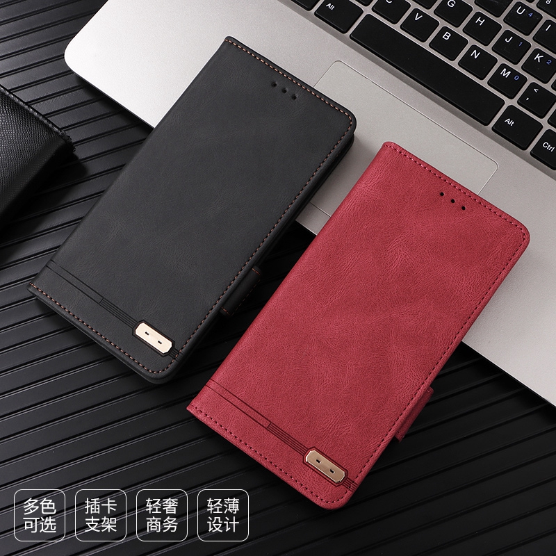 适用小米pocof5pro手机壳poco f5por时尚简约5g翻盖式皮套mi全包防摔支架pocoprof5磁吸搭扣插卡套23013PC75G