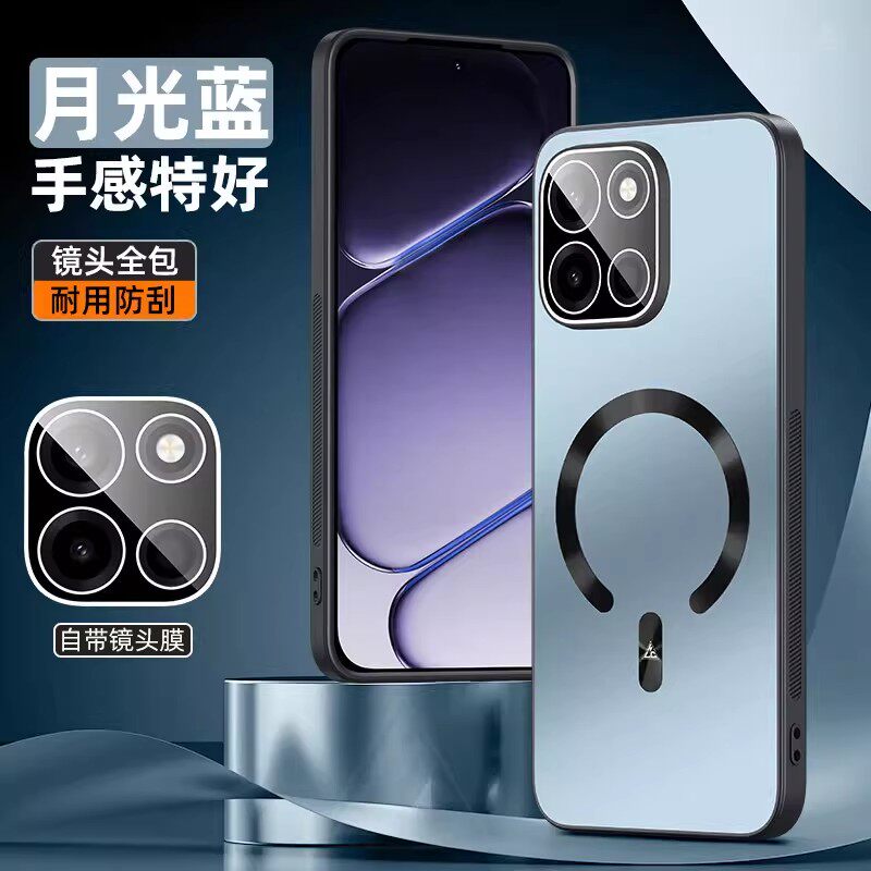 适用一加turbo6v手机壳1加trubo6简约磨砂1+tuebo防刮oppo全包镜头膜后壳plu110超薄软边ply内置磁吸oneplus