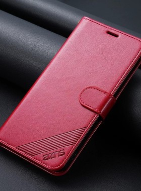 适用vivos50promini手机壳步步高s50时尚皮革s5o翻盖式皮套pro迷你mini前后对吸mn折叠支架pormini插卡套vos