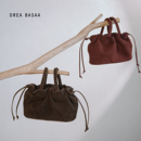 DREA BASAA半山流线包Flow系列小号麂皮绒女包小众斜挎单肩水桶包