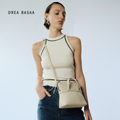 DREA BASAA半山抱抱系列小号手提包小众高级感通勤真皮单肩斜跨包
