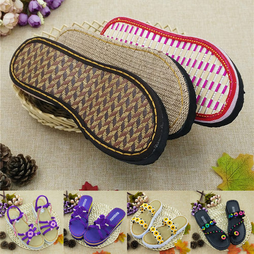 古藤手工编织材料包邮孺子牛鞋底