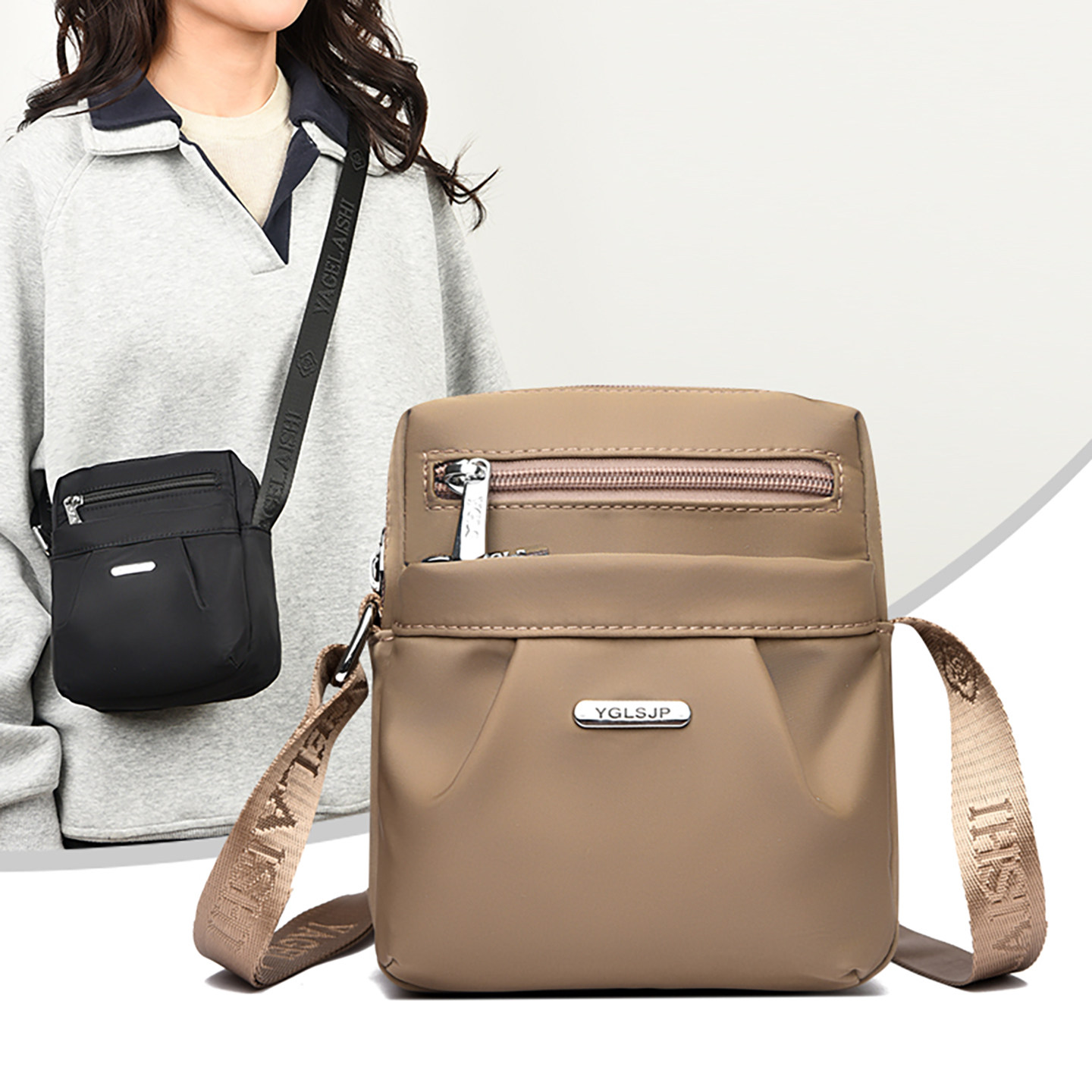 手机包女休闲简约多层迷你小包包斜挎包女包轻便小背包百搭单肩包,箱包皮具/热销女包/男包,通用款女包,淘宝优惠券,粉丝福利购,淘宝优惠卷