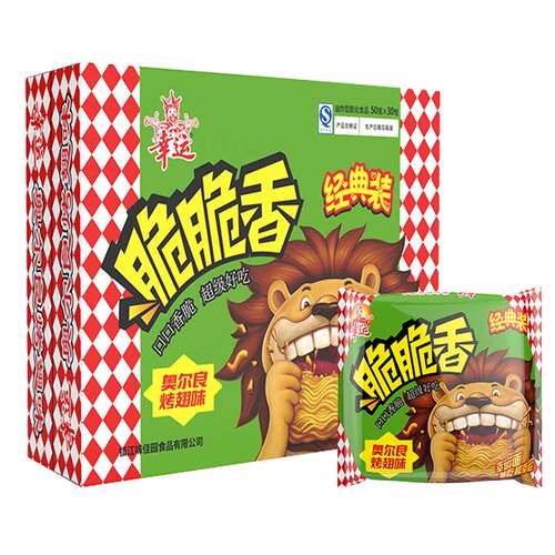 幸运奥尔良烤翅味干脆面方便面