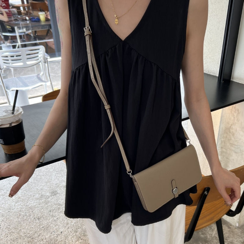 头层牛皮护照包钱包女真皮手机包