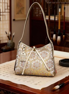 新中式非遗龙须包女单肩斜挎腋下包单肩包斜挎包晚宴包旗袍包礼服