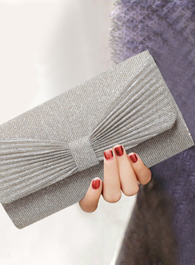 潮牌韩版宴会包手拿包女士链条小包包名媛晚宴礼服包配旗袍晚装包