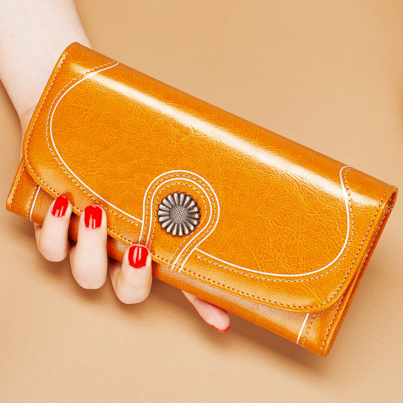 新款女士钱包女长款真皮卡包多功能多卡位牛皮大容量钱夹皮夹手拿,箱包皮具/热销女包/男包,钱包,淘宝优惠券,粉丝福利购,淘宝优惠卷