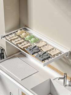 浴室阳台两用可折叠伸缩晾衣架可折叠免打孔壁挂式洗衣台专用晾衣