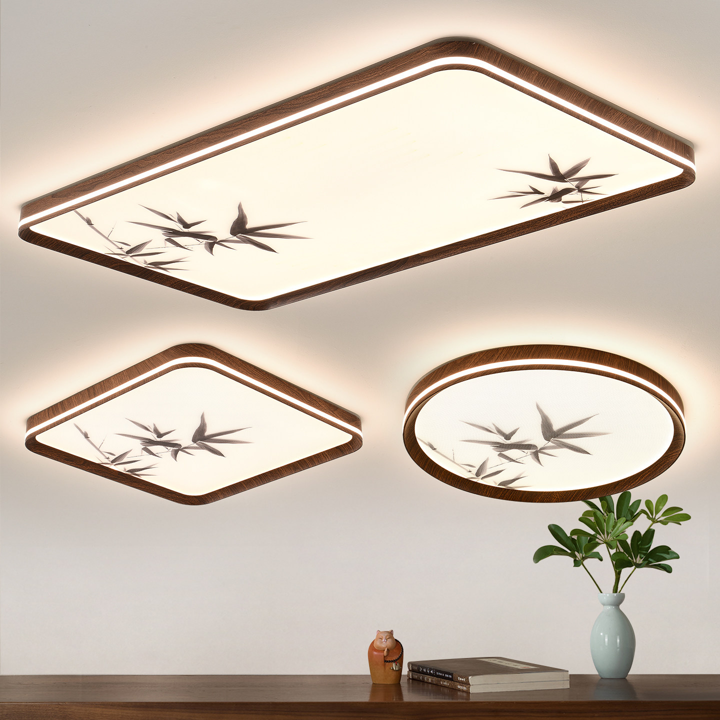 中古吸顶灯卧室灯新中式客厅主灯2025新款宋式美学高级感房间灯具,家装灯饰光源,客厅吸顶灯,淘宝优惠券,粉丝福利购,淘宝优惠卷