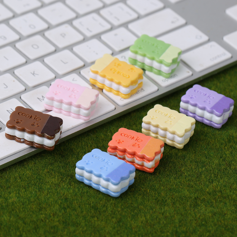 微缩食玩过家家仿真草莓果酱饼干