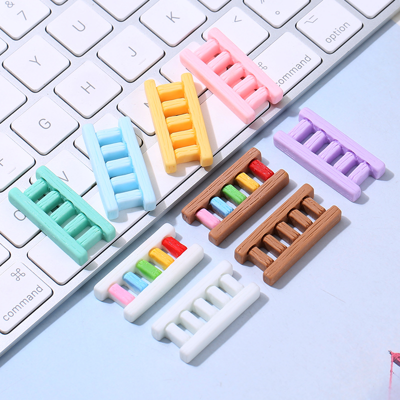 树脂大号彩虹梯子马卡龙色