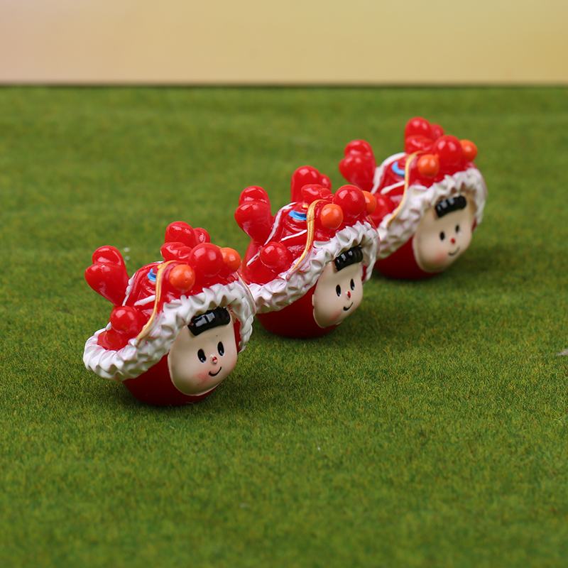 俏妮妮新款彩绘可爱醒狮多妹