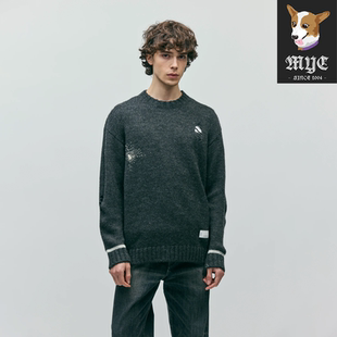破坏做旧套头毛衣 NEIGHBORHOOD SWEATER CREWNECK 25AW SAVAGE