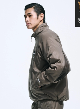 F.C.R.B VENTILATION PUFFER JACKET 纯色立领拉链飞行夹克棉服