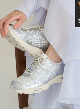 亚瑟士Asics Gel-NYC RGD 银色休闲复古男女运动跑步鞋 1203A999