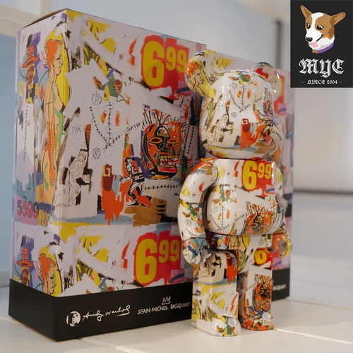 【清仓折扣】BE@RBRICK 400%/1000% 梵高积木熊潮流公仔玩具手办