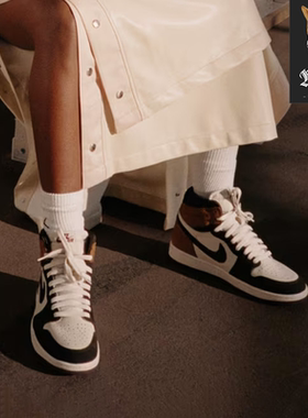 耐克Nike男子高帮黑彩色篮球鞋