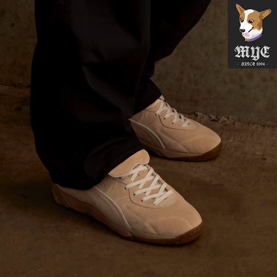 彪马PUMA x REPRESENT King Indoor 棕色低帮联名休闲鞋403454-01