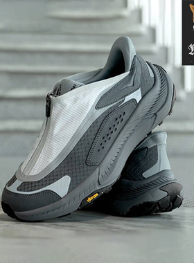 Hoka One One Project Transport男子低帮耐磨网布拉链休闲运动鞋